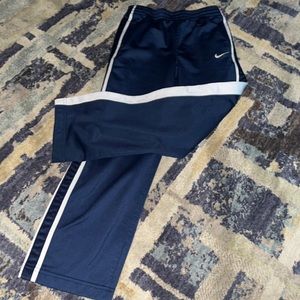 Boys size 7 blue with white stripe Nike pants